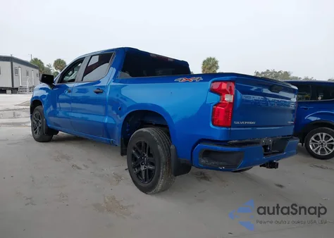 2023 Chevrolet Silverado 1500 4Wd Short Bed Custom z USA, uszkodzony, nr VIN 1GCPDBEK8PZ156852